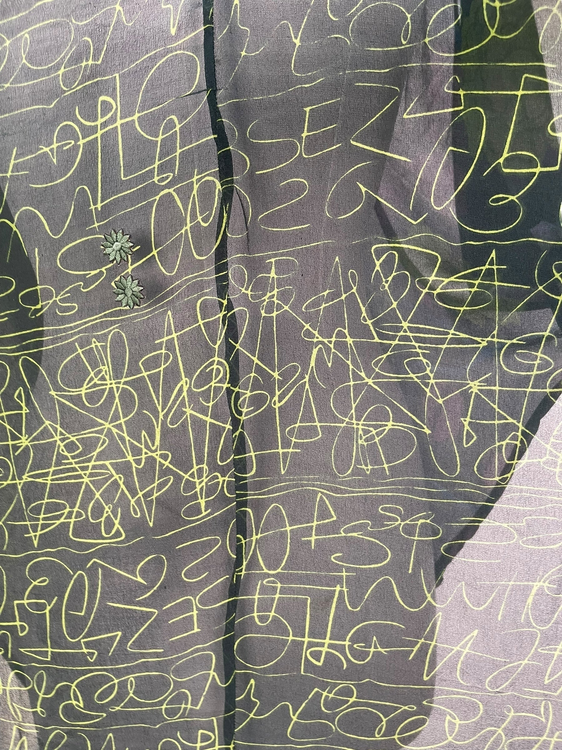 PRG7098 Sheer Sheer Avatar Pure Silk Waterfall Top - Velora