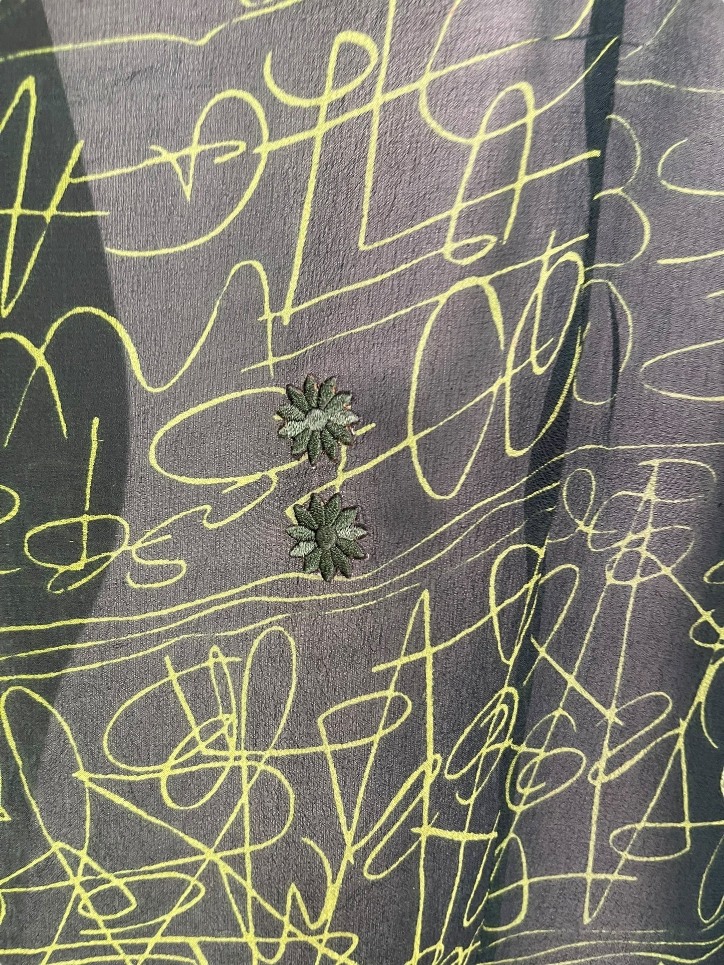 PRG7098 Sheer Sheer Avatar Pure Silk Waterfall Top - Velora