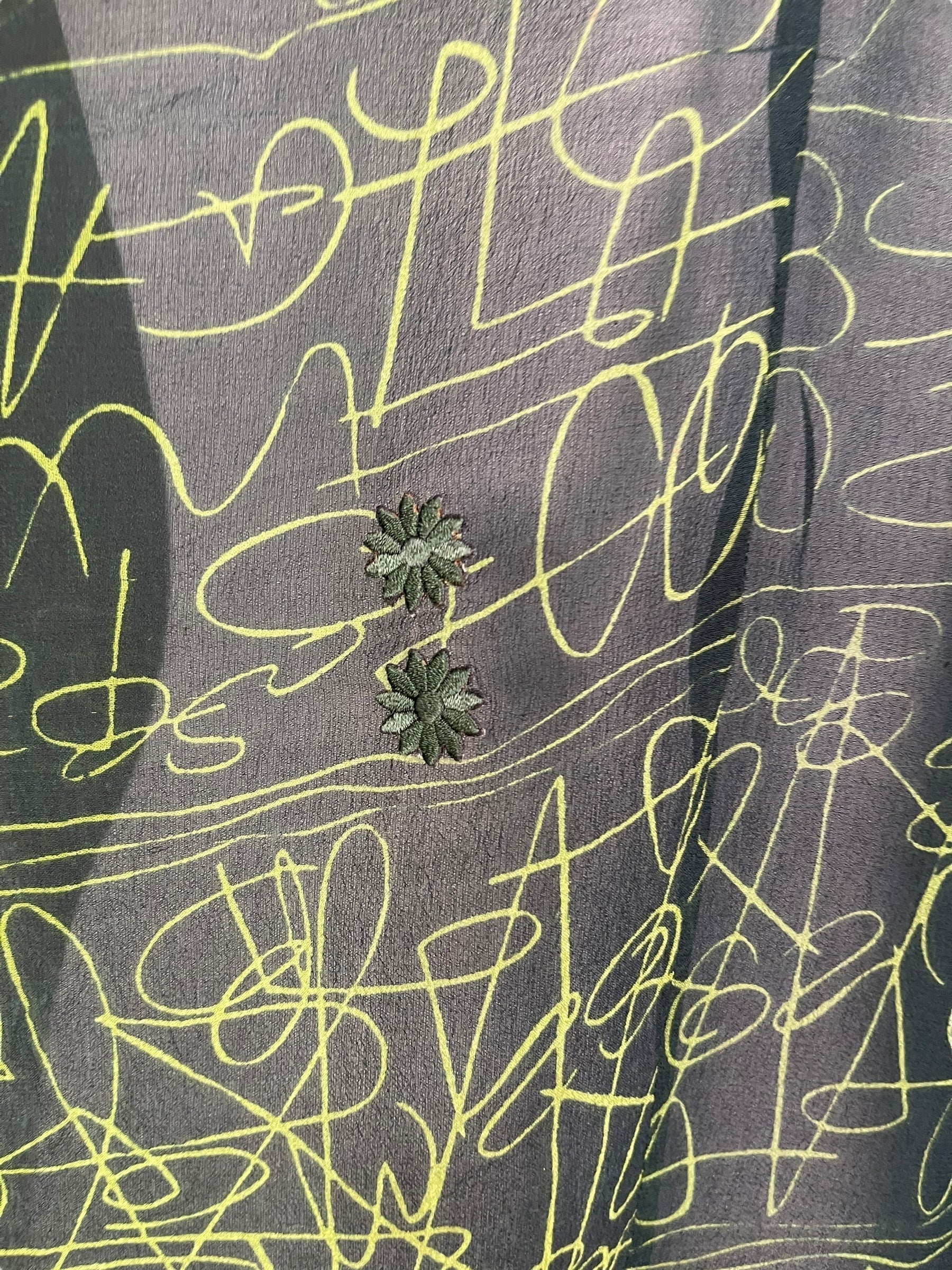 PRG7098 Sheer Sheer Avatar Pure Silk Waterfall Top - Velora