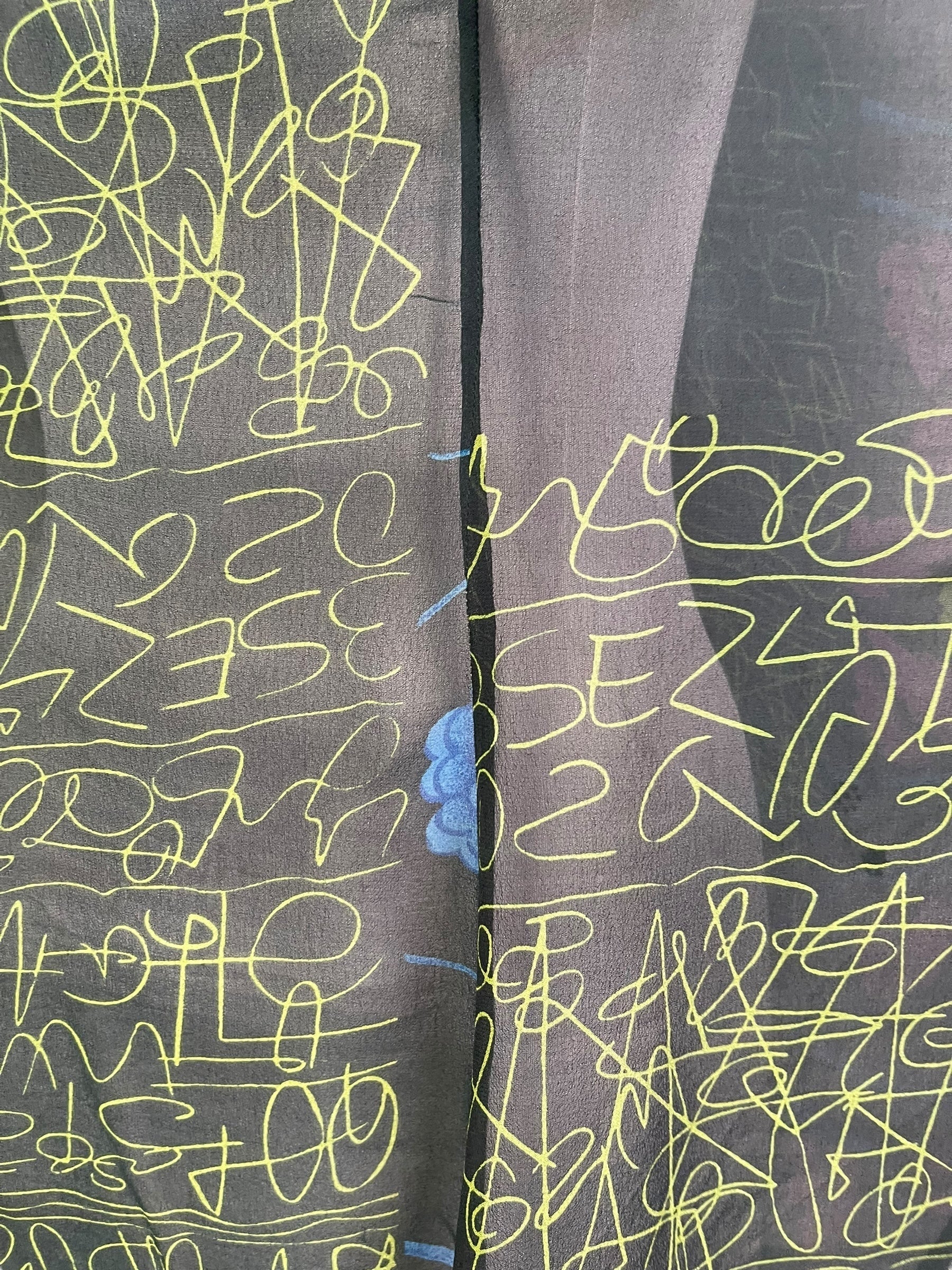 PRG7098 Sheer Sheer Avatar Pure Silk Waterfall Top - Velora