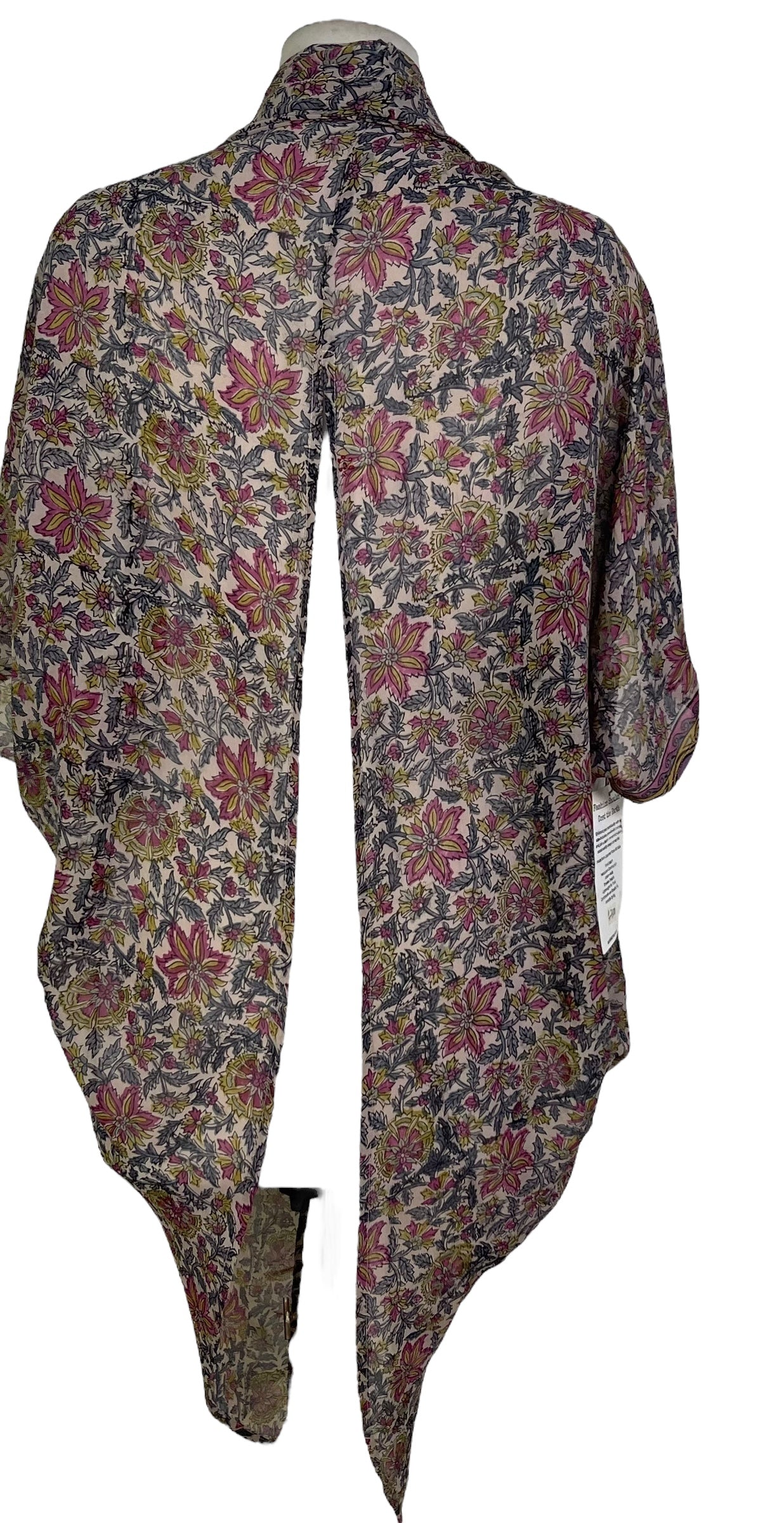 PRG7100 Sheer Avatar Pure Silk Cardigan - Velora Luxury Fashion