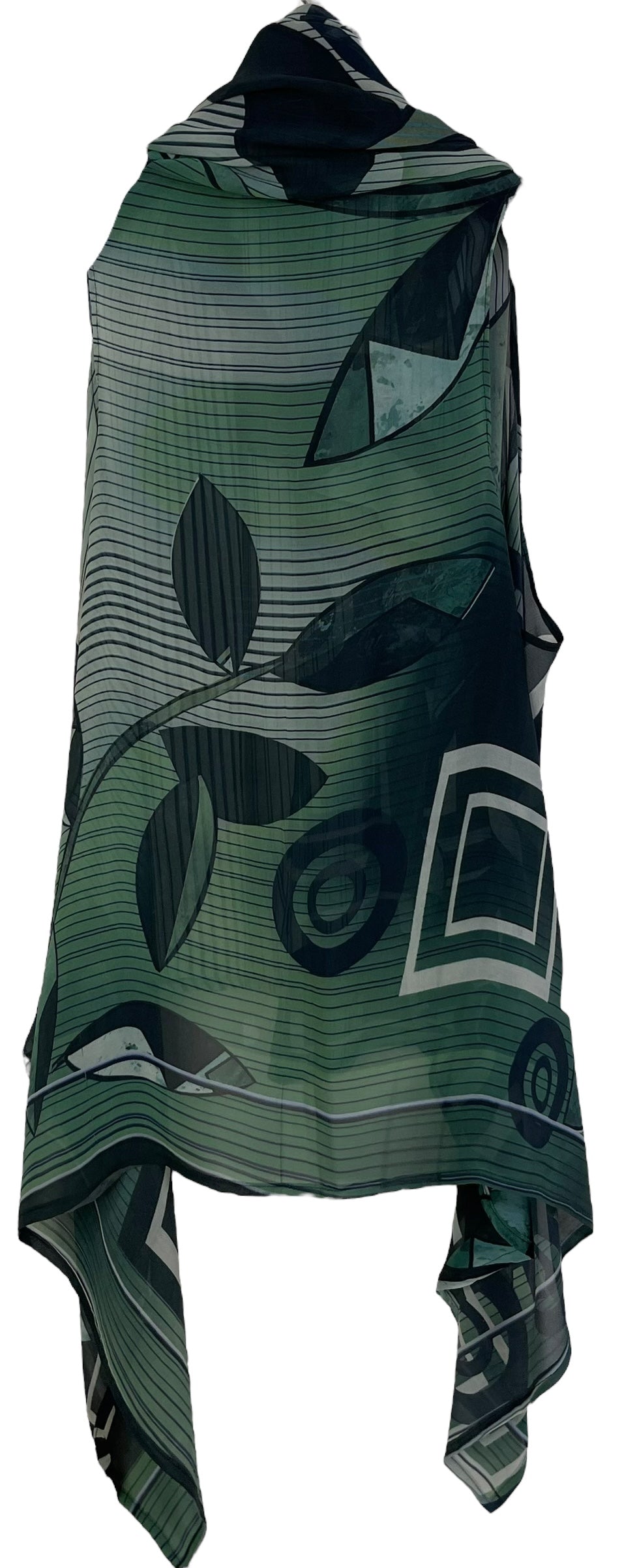 PRG7132 Sheer Avatar Pure Silk Versatile Vest - Velora Luxury Fashion
