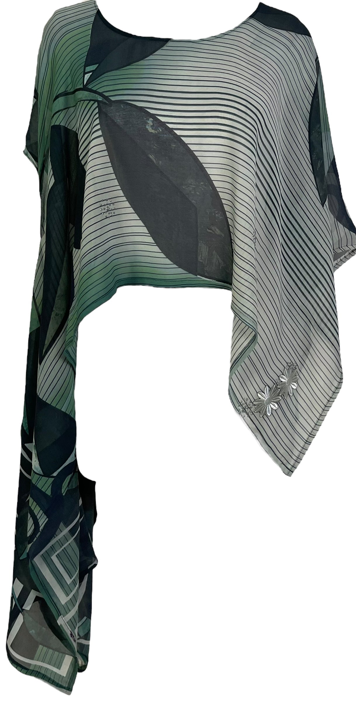 PRG7132 Sheer Avatar Pure Silk Versatile Vest - Velora Luxury Fashion