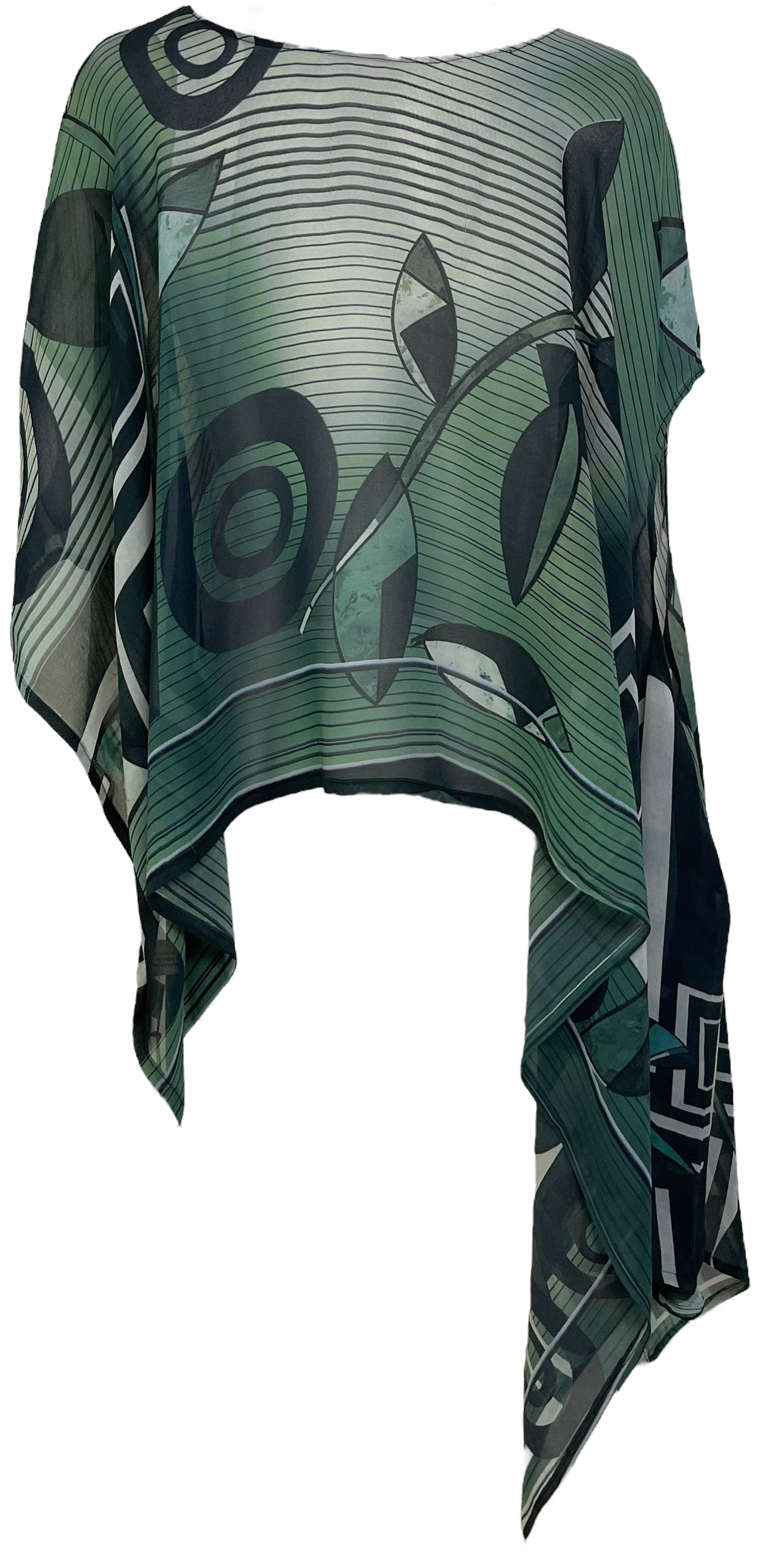 PRG7132 Sheer Avatar Pure Silk Versatile Vest - Velora Luxury Fashion