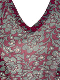 PRG7183 Sheer Avatar Pure Silk Long Tunic with Side Ties - Velora Luxury Fashion
