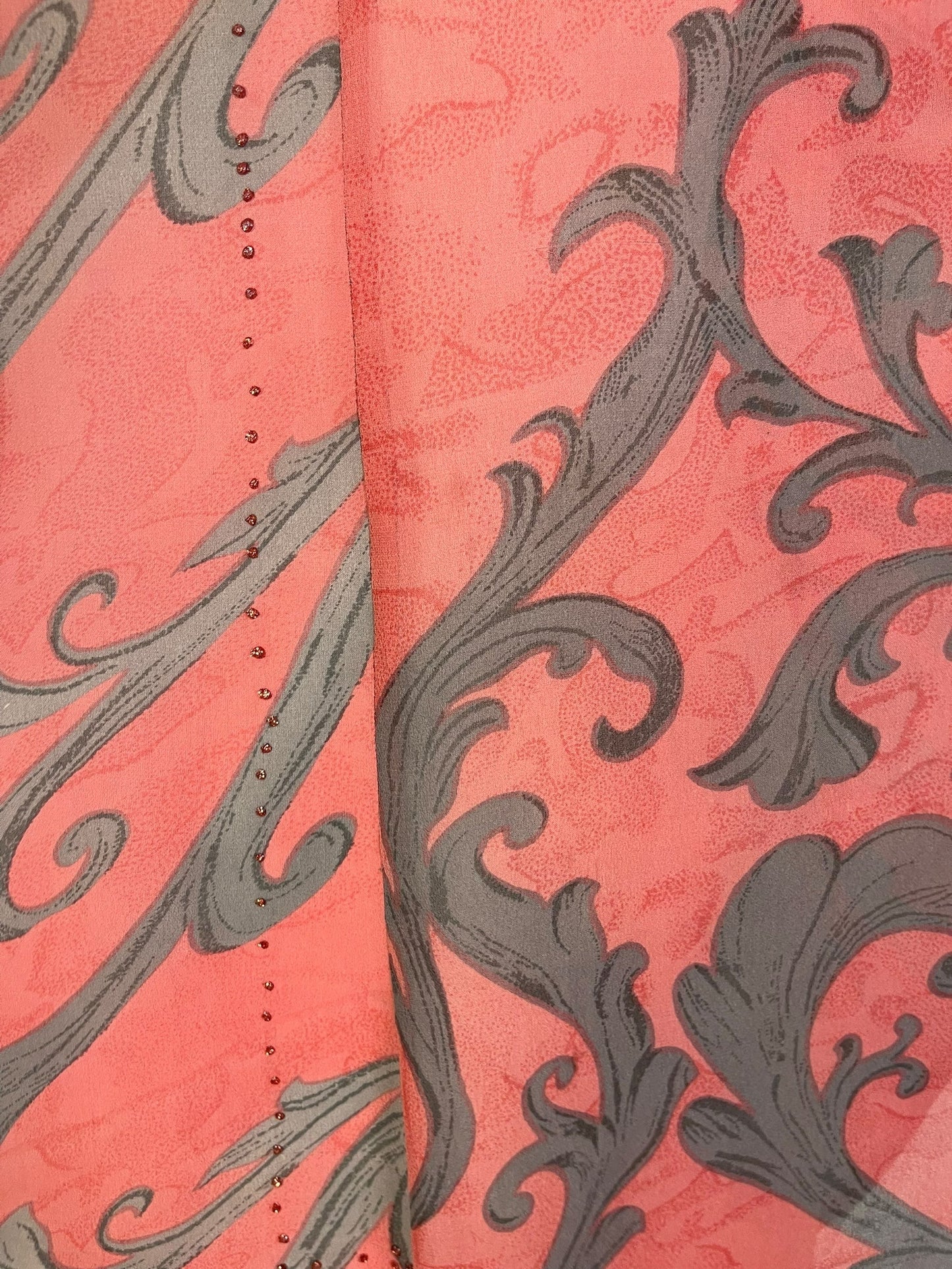 PRG7263 Sheer Avatar Pure Silk Waterfall Top - Velora Luxury Fashion