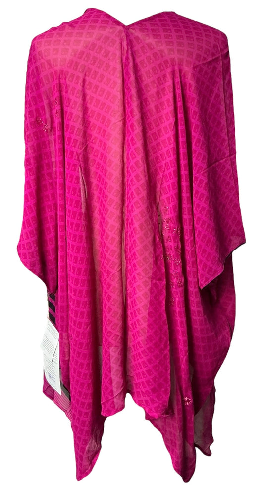 PRG7271 Sheer Avatar Pure Silk Cardigan - Velora Luxury Fashion