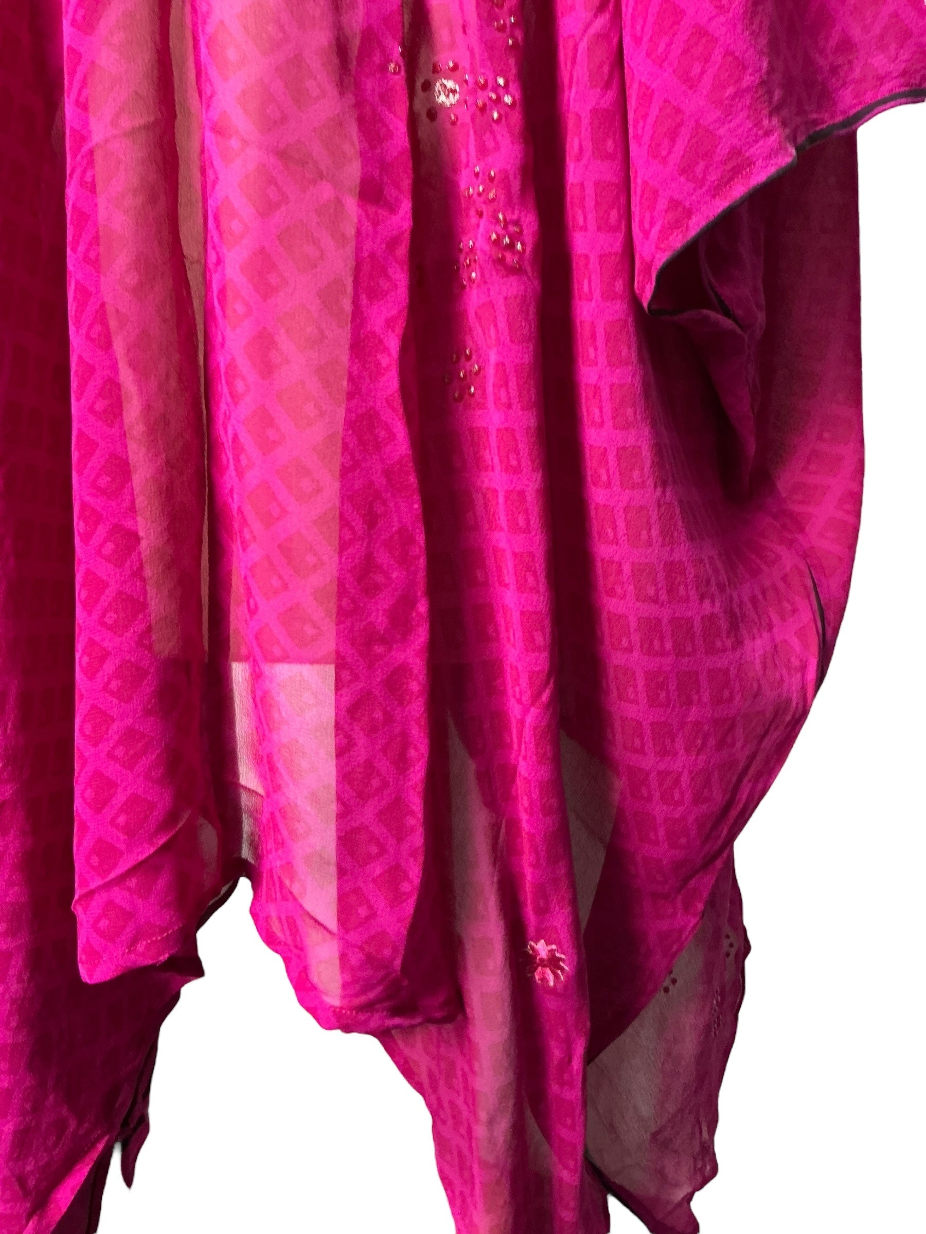 PRG7271 Sheer Avatar Pure Silk Cardigan - Velora Luxury Fashion