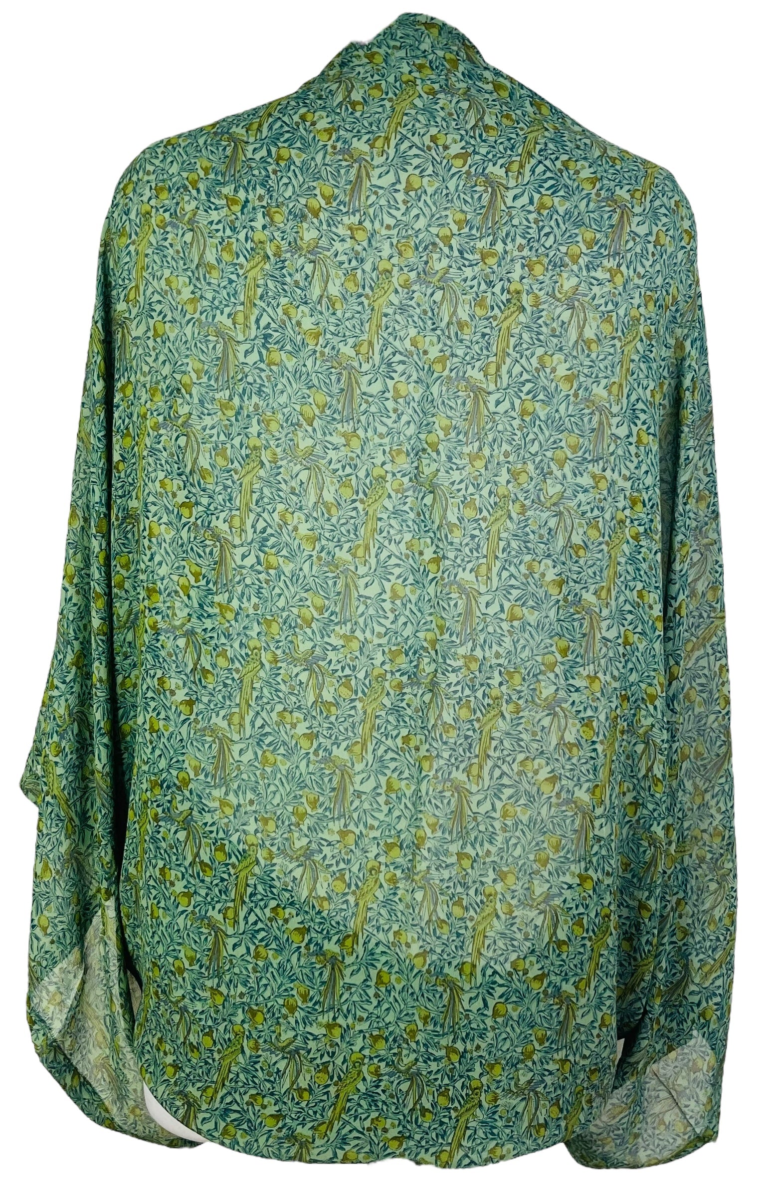 PRG7362 Sheer Avatar Pure Silk Shrug - Velora Luxury Fashion