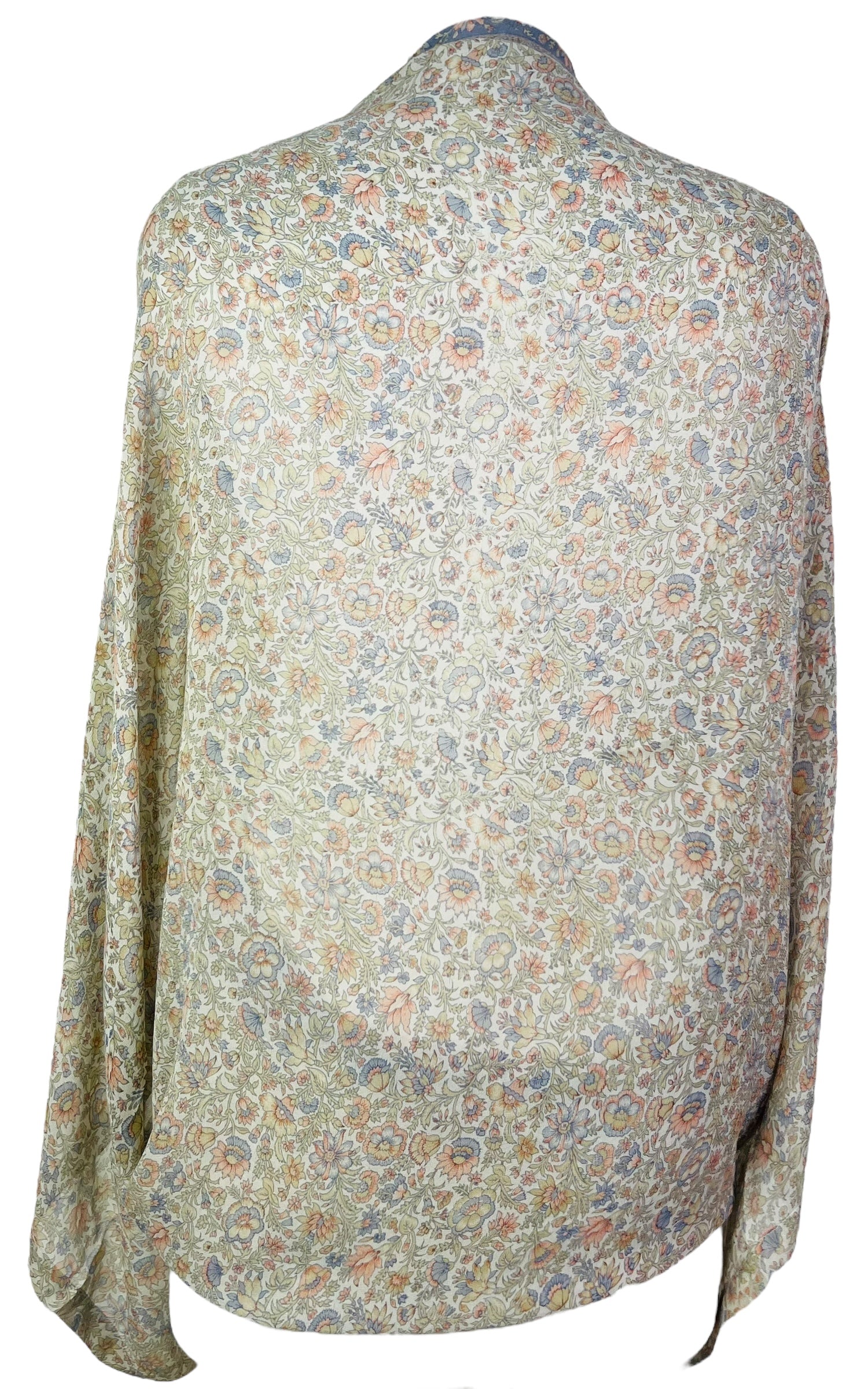 PRG7530C Sheer Avatar Pure Silk Shrug - Velora Luxury Fashion