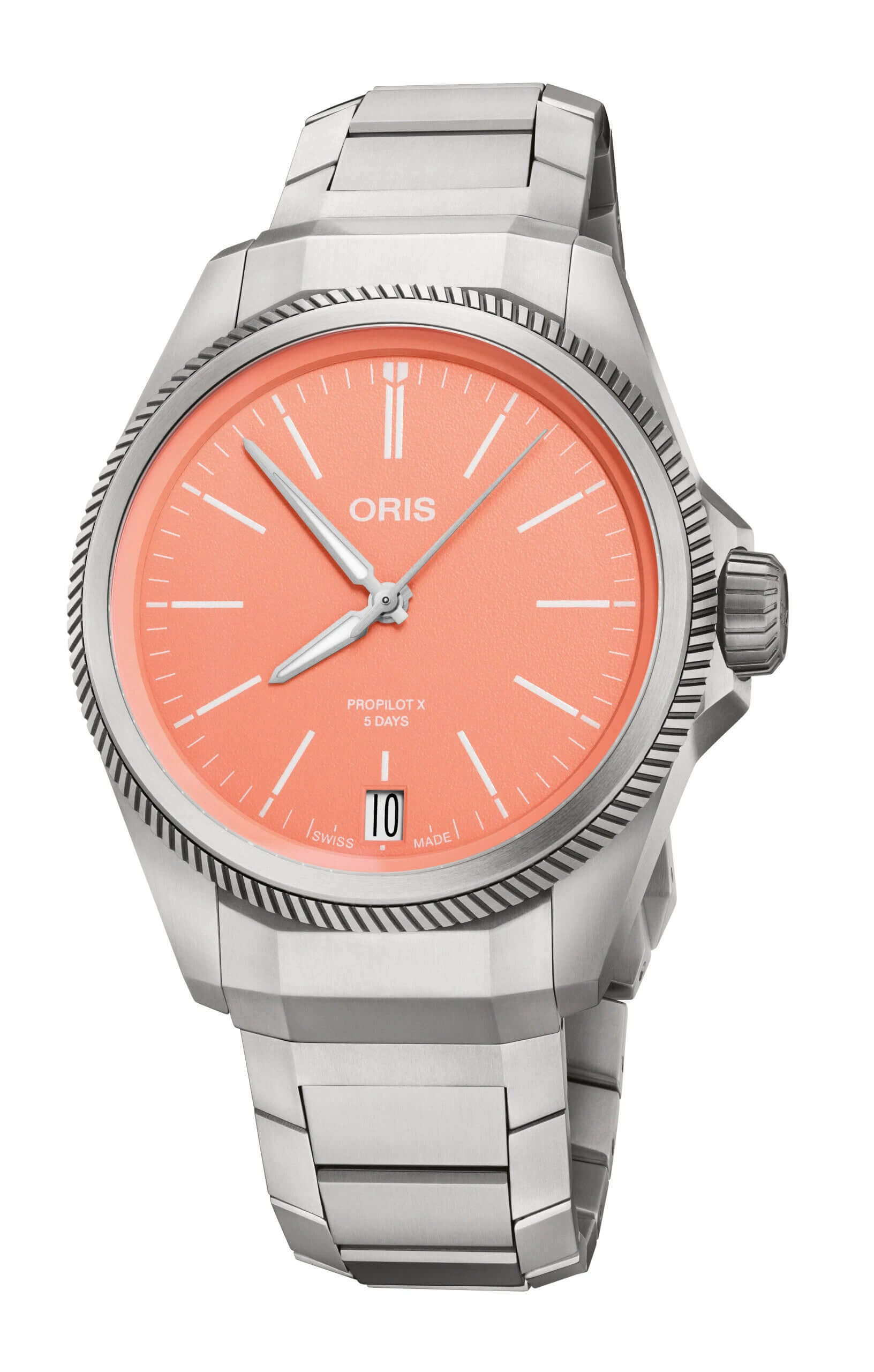 Oris PROPILOT X CALIBRE 400 - Salmon 01 400 7778 7158-07 7 20 01TLC - Velora