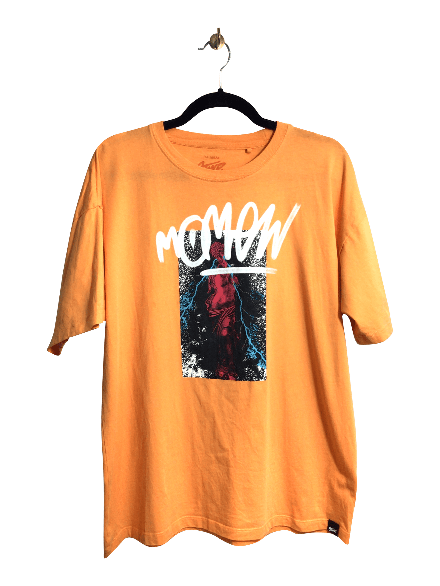 PULL & BEAR Women T-Shirts Regular fit in Orange - L - Velora Luxury Fashion