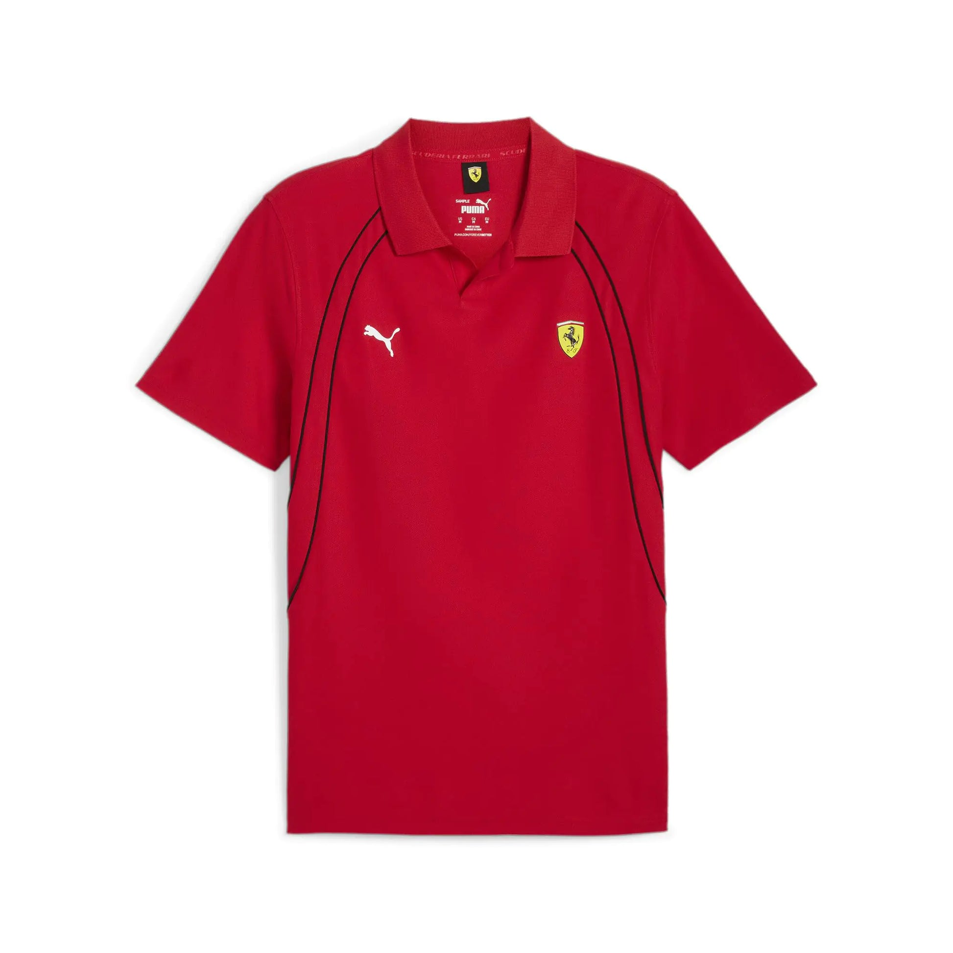 PUMA Mens Standard Ferrari Race Polo Rosso Corsa AH24 XX-Large - Velora Luxury Fashion