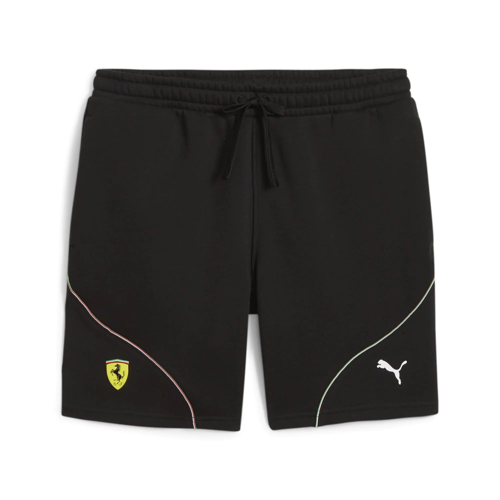 PUMA Mens Standard Scuderia Ferrari Formula 1 Shorts Black S - Velora Luxury Fashion