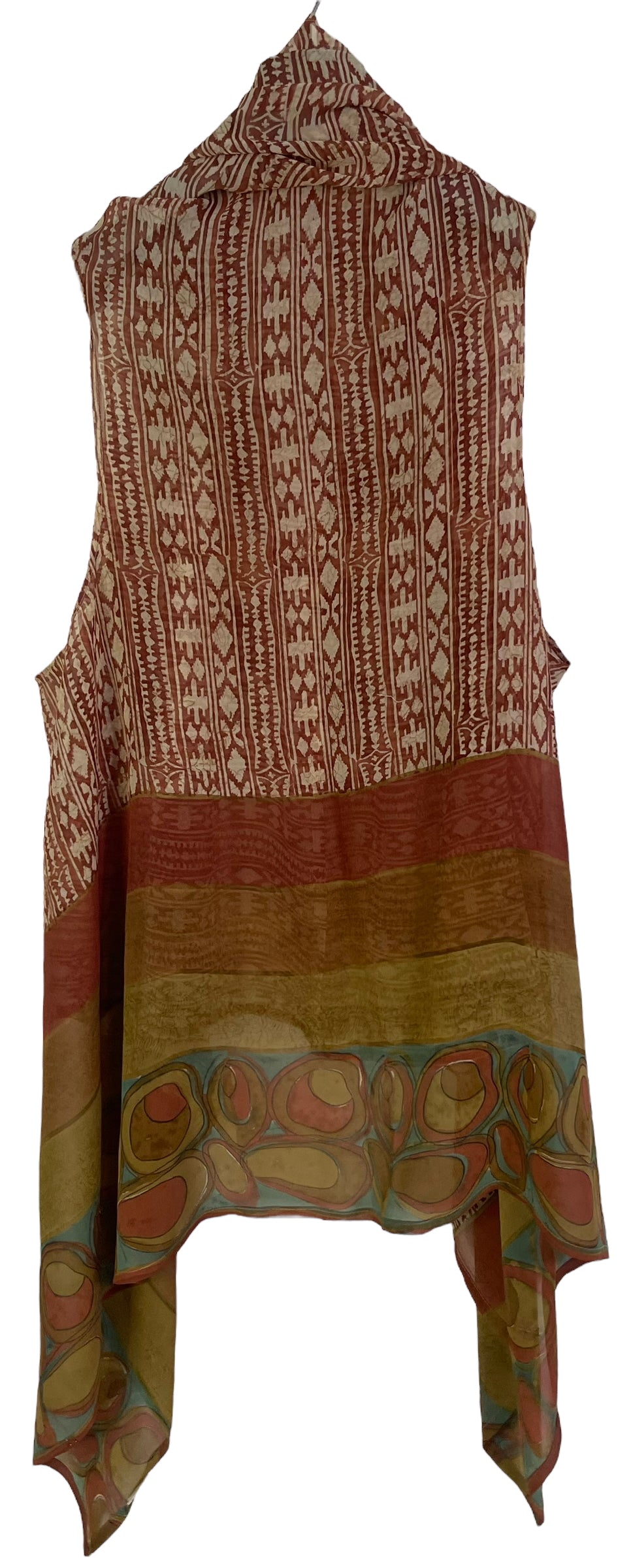 PRG6486 Sheer Avatar Pure Silk Versatile Vest - Velora