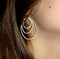Peacock Feather Earrings - Velora Luxury Fashion