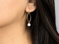 Pearl Marquise Long Drop Earrings - Velora Luxury Fashion
