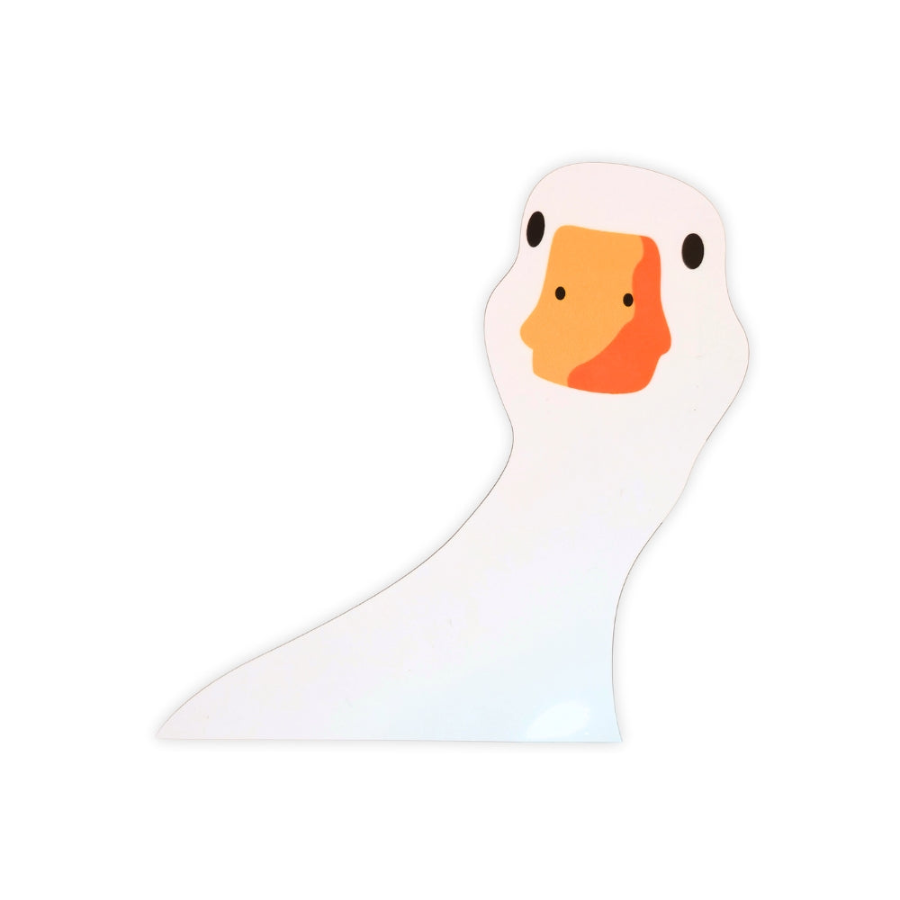 Peering Goose | Vinyl Sticker - Velora