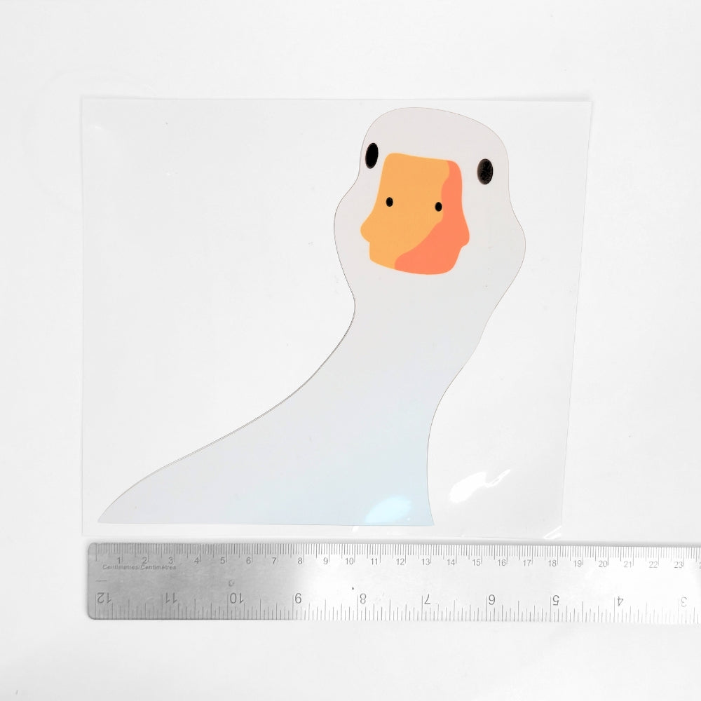 Peering Goose | Vinyl Sticker - Velora