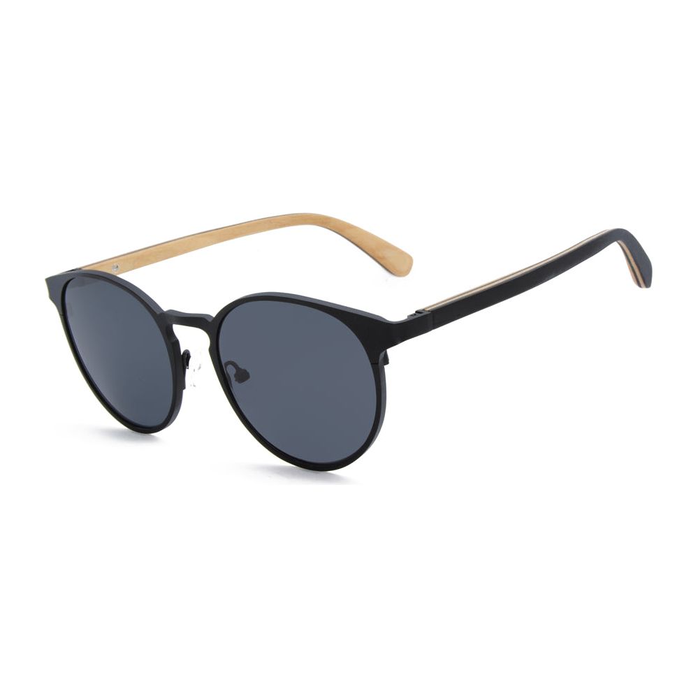 Perfect Storm - Titanium & Wood Sunglasses - Velora Luxury Fashion