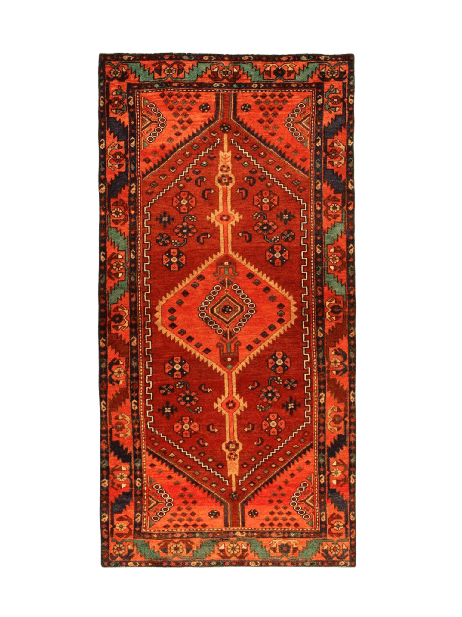 Persian Hamadan Runner Rug | 3' 3” x 6' 9" - Velora Luxury Fashion
