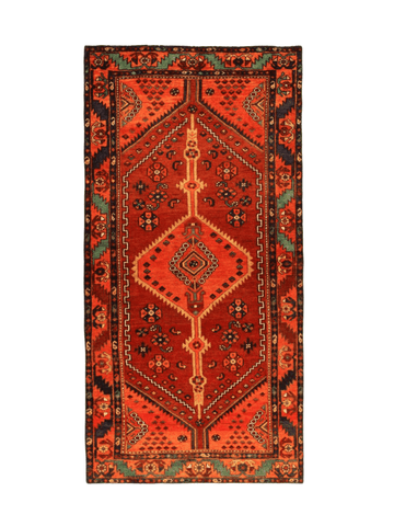 Persian Hamadan Runner Rug | 3' 3” x 6' 9" - Velora Luxury Fashion