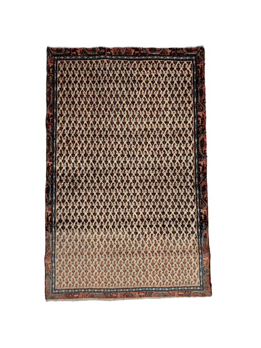 Persian Mir-Boteh Rug | 2' 9” x 4' 3" - Velora Luxury Fashion