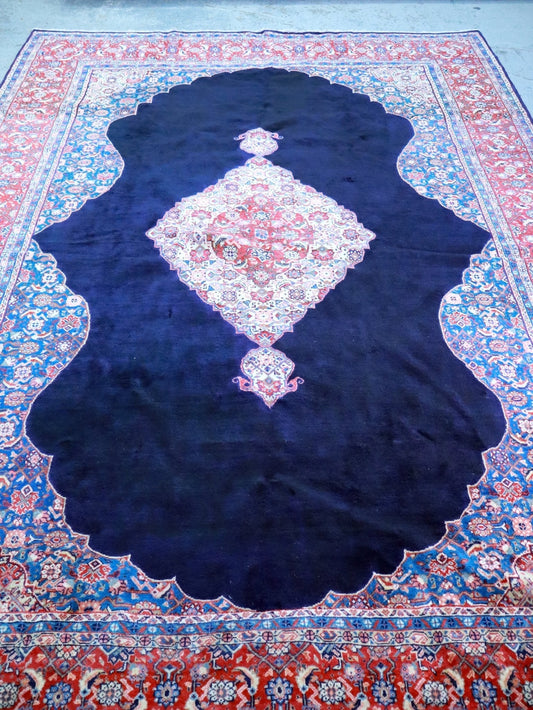 Persian Sarouk Rug | 7' 9" x 11' - Velora Luxury Fashion
