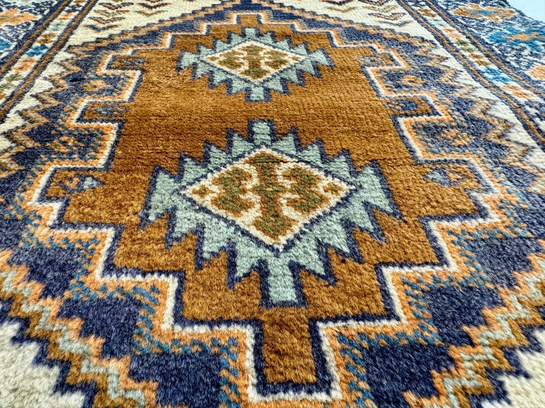 Persian Turkmen Rug | 1' 10” x 2' 7" - Velora Luxury Fashion