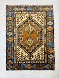 Persian Turkmen Rug | 1' 10” x 2' 7