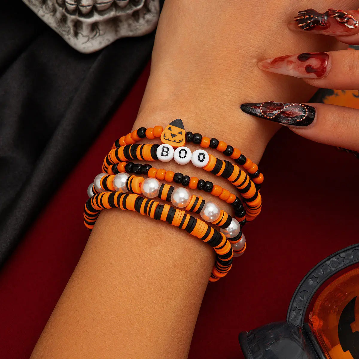 Personality Simple Bat Crystal Bracelet Suit - Velora