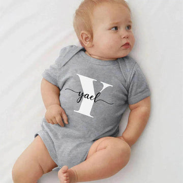 Personalized Newborn Baby Bodysuit Custom Clothing