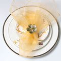 Petals Napkin Ring Holder Set - Velora Luxury Fashion