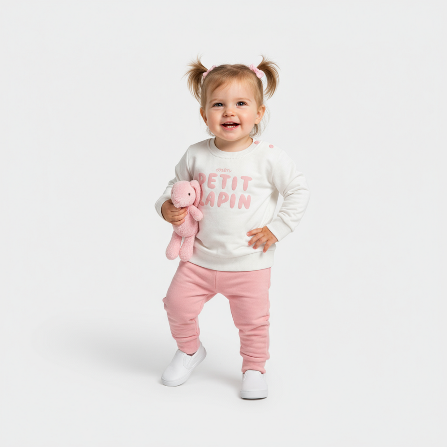 Petit Lapin Cotton Unisex Joggers Set - Velora Luxury Fashion