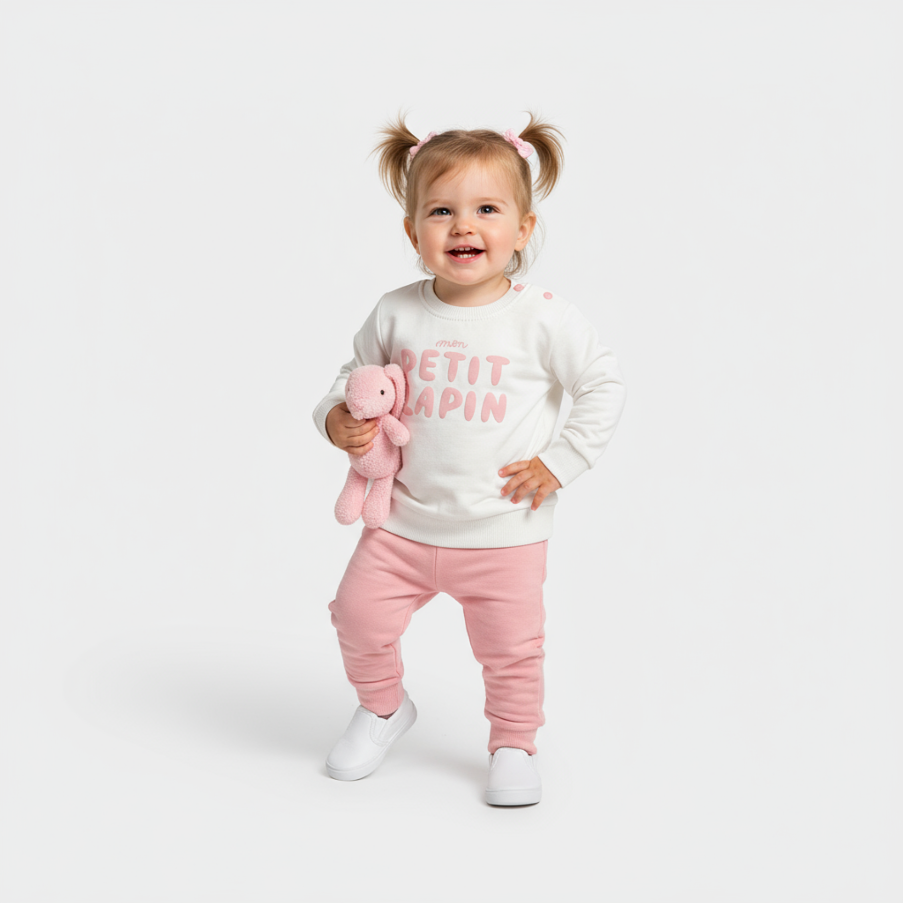 Petit Lapin Cotton Unisex Joggers Set - Velora Luxury Fashion