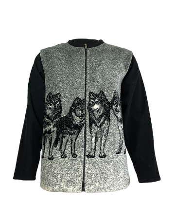 Unisex Adaptive Open-Back Fleece Zip Jacket