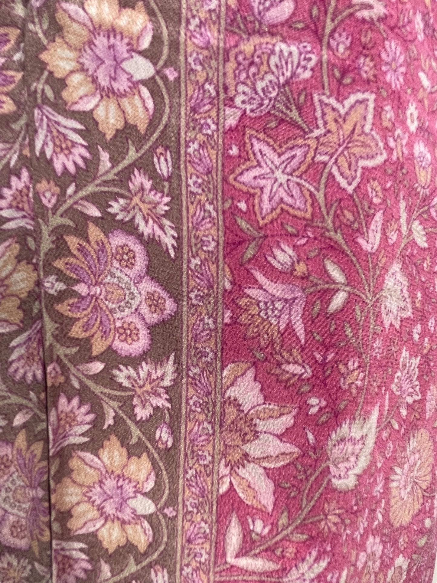 PRC7696 Avatar Pure Silk Short Kaftan Tunic with Slits - Velora