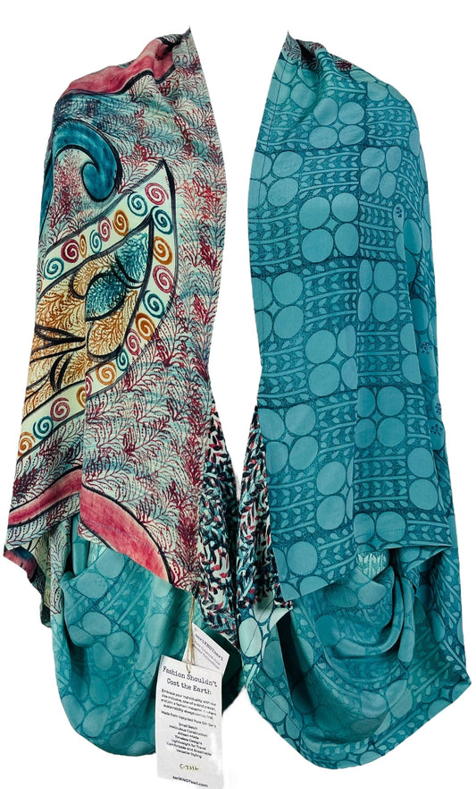 PRC7312 Avatar Pure Silk Shrug - Velora