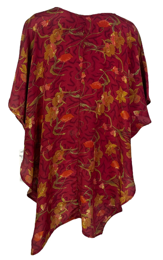 PRC7007 Avatar Pure Silk Waterfall Top - Velora