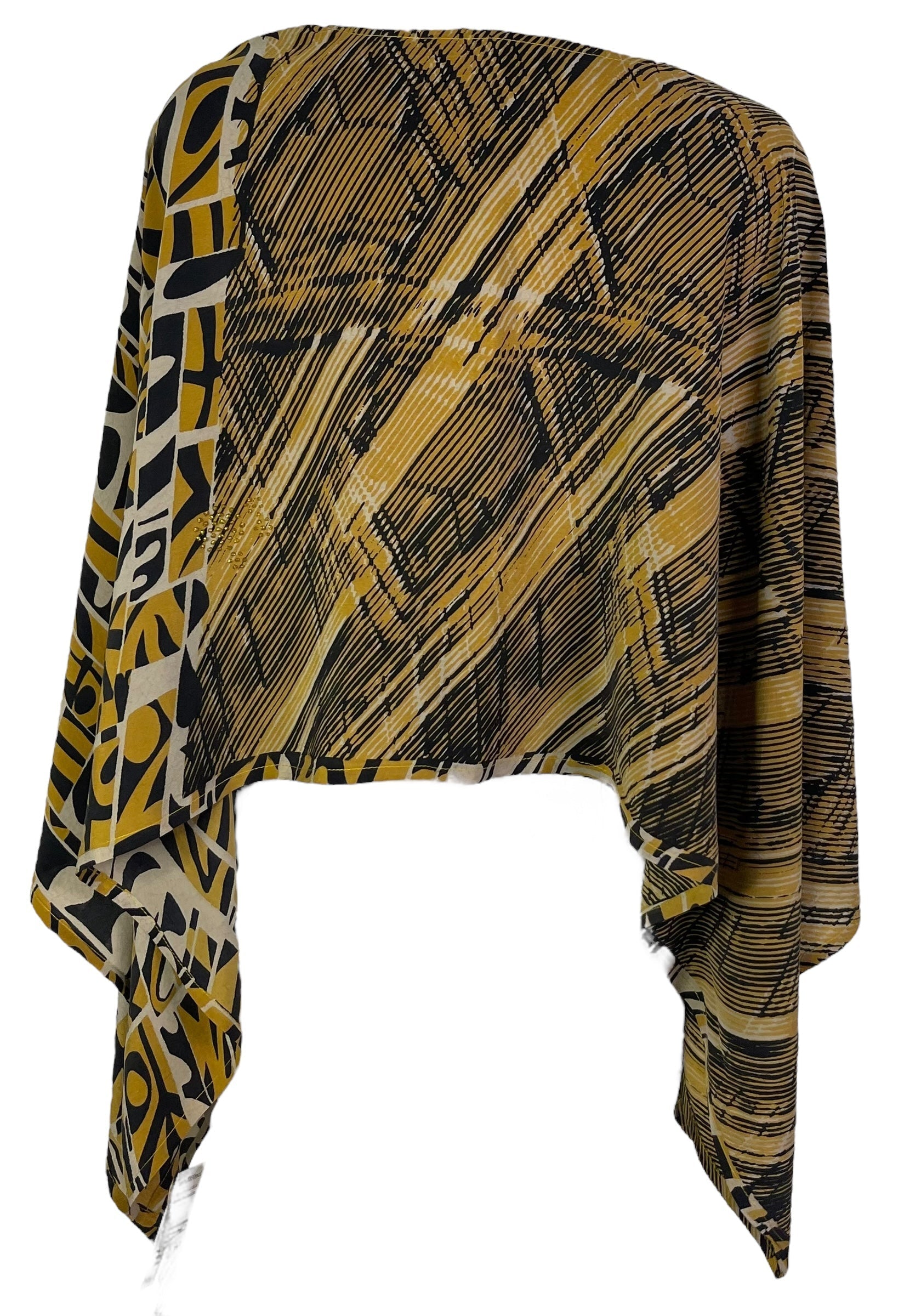 PRC6705 Avatar Pure Silk Capelet Poncho - Velora