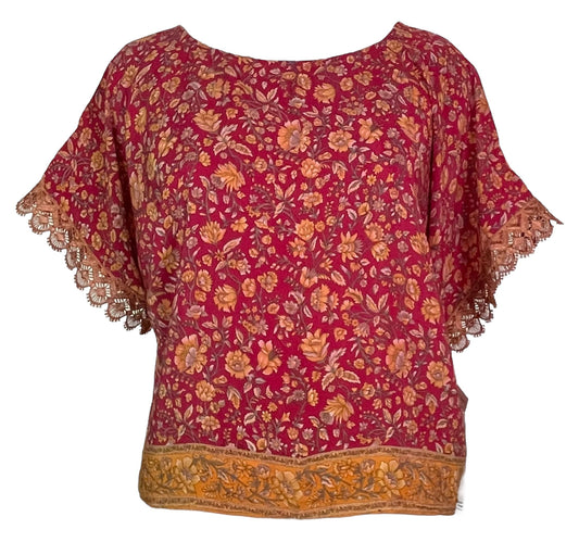 PRC5358 Avatar Pure Silk Boxy Top - Velora