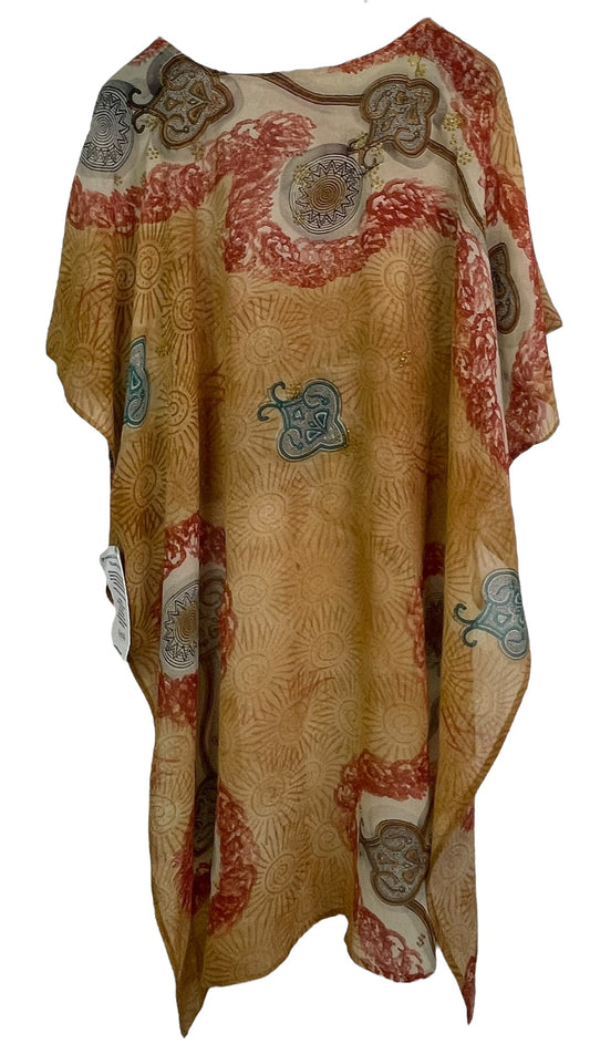 PRG7715A Sheer Avatar Pure Silk Hi Lo Top - Velora