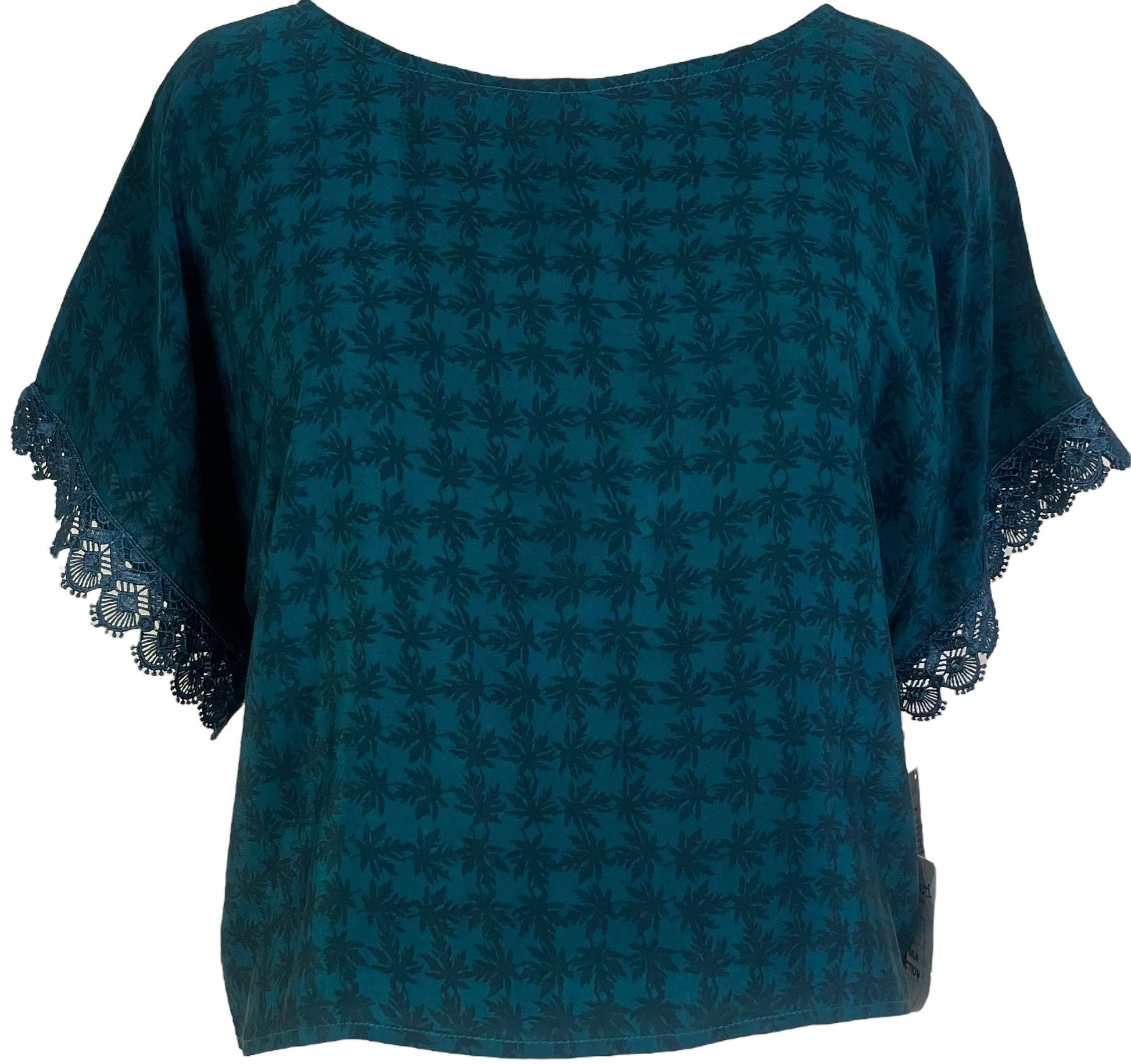 PRC6718 Avatar Pure Silk Boxy Top - Velora