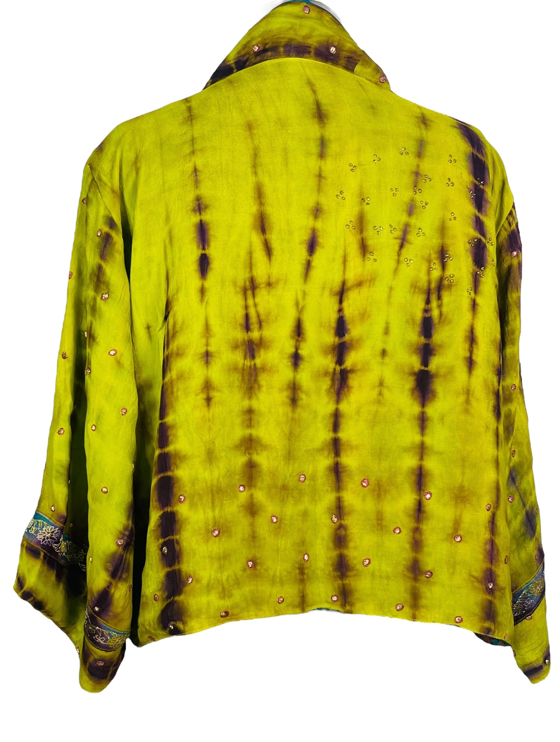 PRC7387 Avatar Reversible Pure Silk Jiva Jacket - Velora