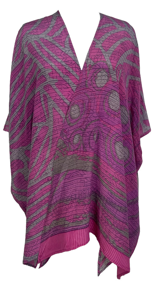 PRC7031 Avatar Pure Silk Cardigan - Velora