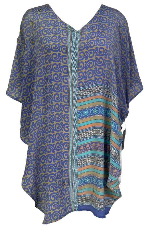 PRC7036 Avatar Pure Silk Waterfall Top - Velora