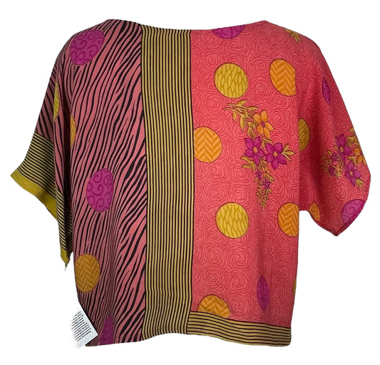 PRC7466 Avatar Pure Silk Boxy Top - Velora
