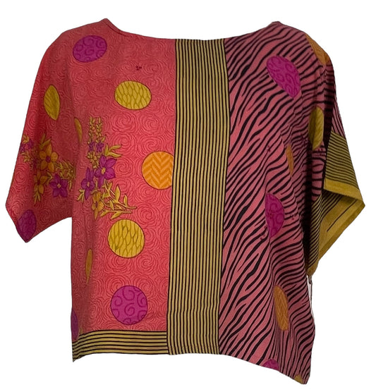 PRC7466 Avatar Pure Silk Boxy Top - Velora