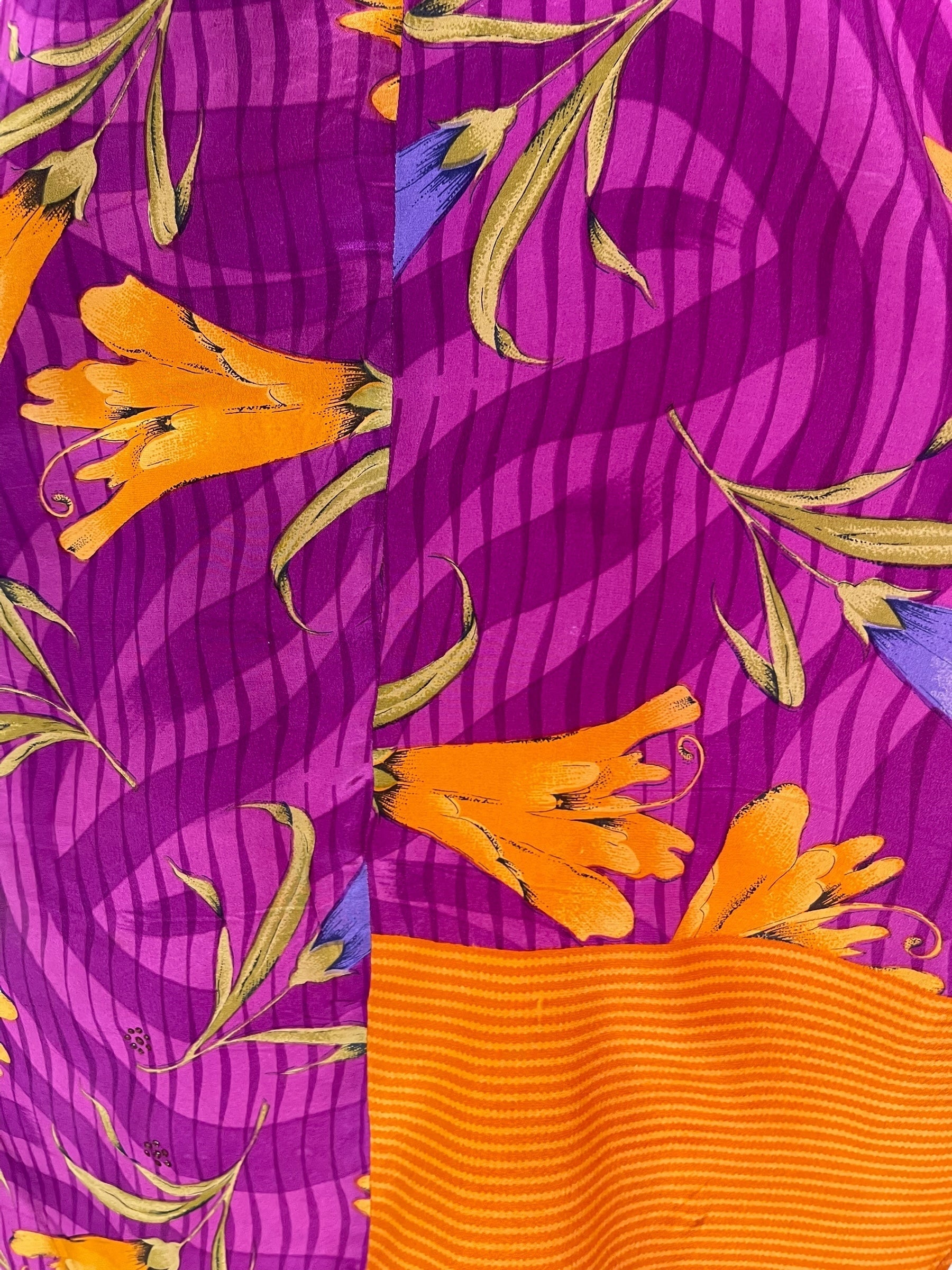 PRC6991 Avatar Pure Silk Waterfall Top - Velora