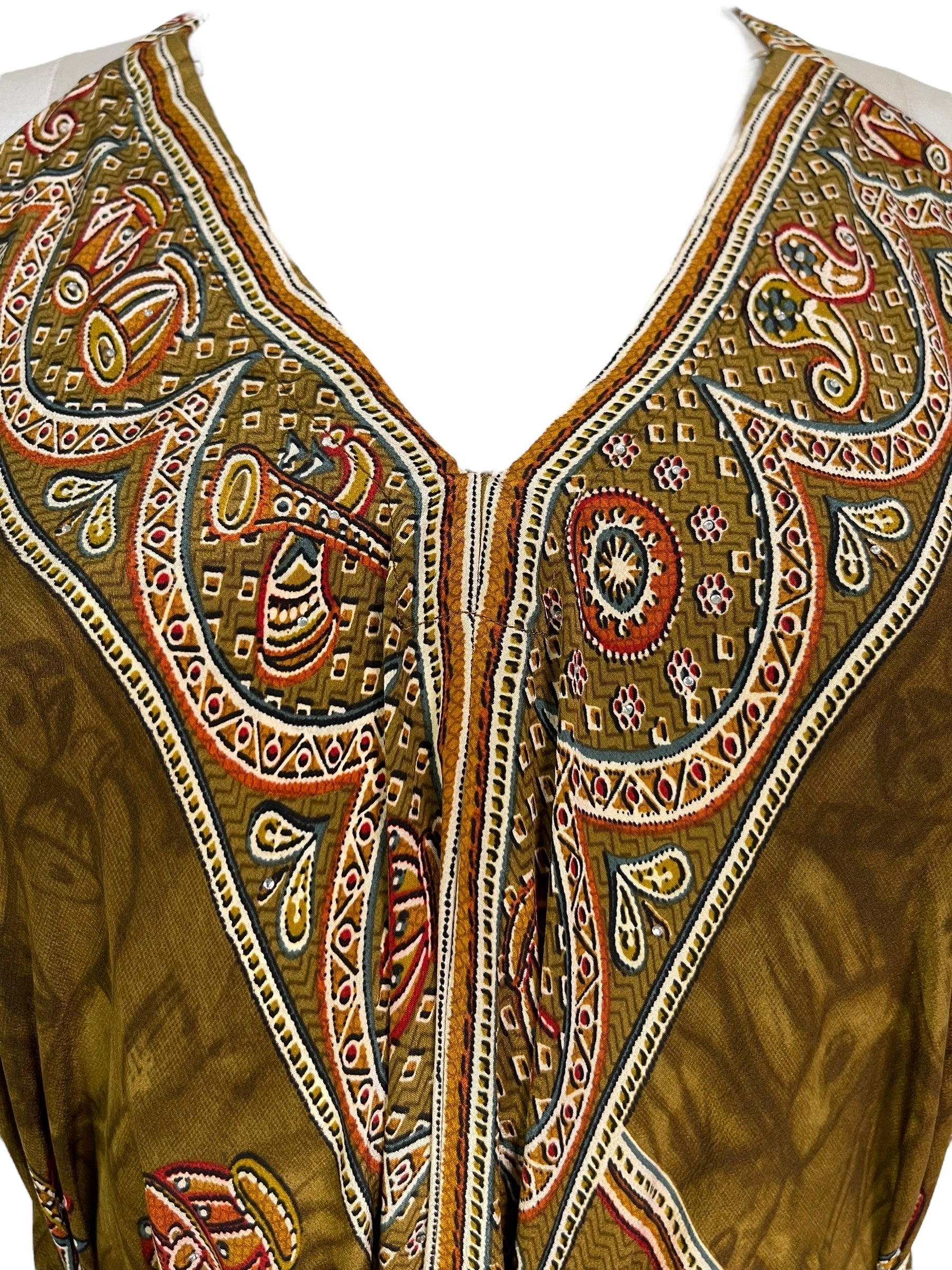 PRC7252 Avatar Pure Silk Maxi Dress with Belt - Velora
